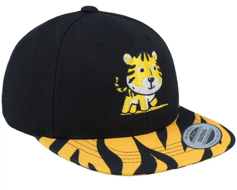 Kiddo Cap Kids Cute Baby Tiger Black Snapback online