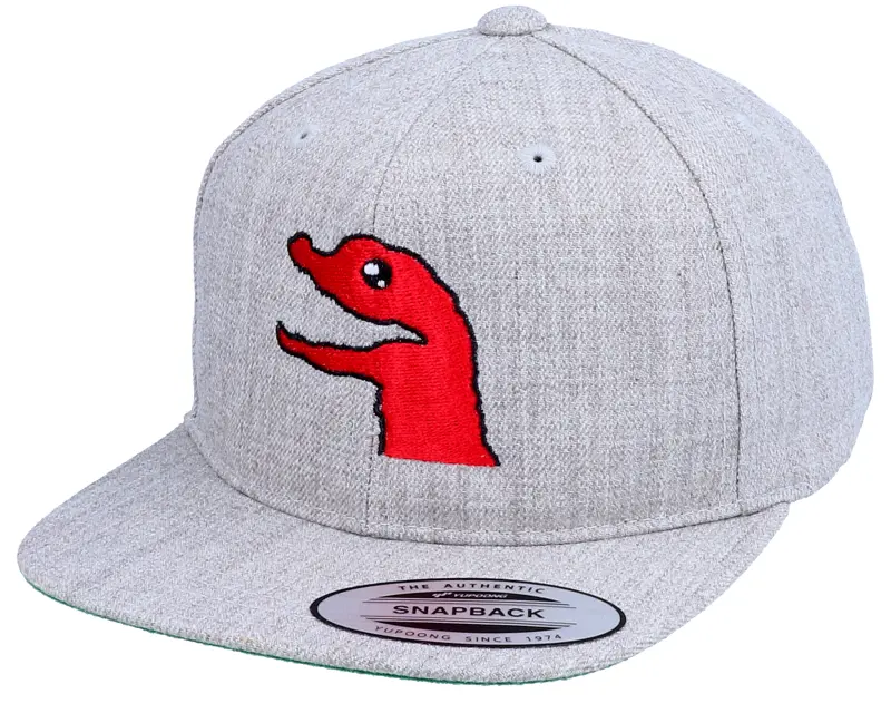 Kiddo Cap Kids Cute Dino Heather Grey Snapback online