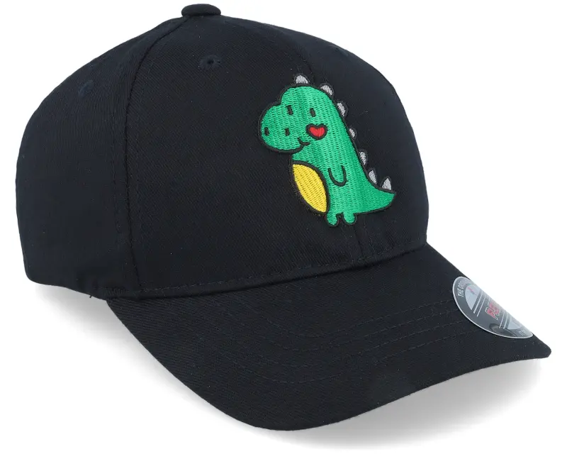 Kiddo Cap Kids Cute Green Dinosaur Black Flexfit online