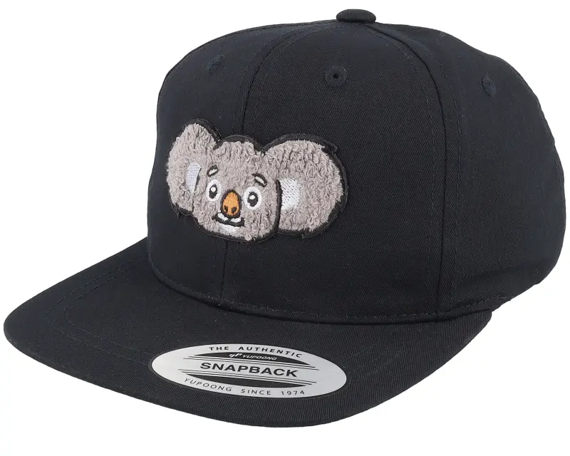 Kiddo Cap Kids Cute Koala Chenille Black Snapback online