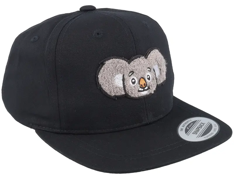Kiddo Cap Kids Cute Koala Chenille Black Snapback online
