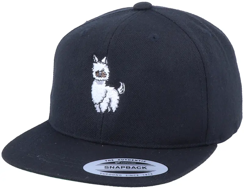 Kiddo Cap Kids Cute Llama Black Snapback online