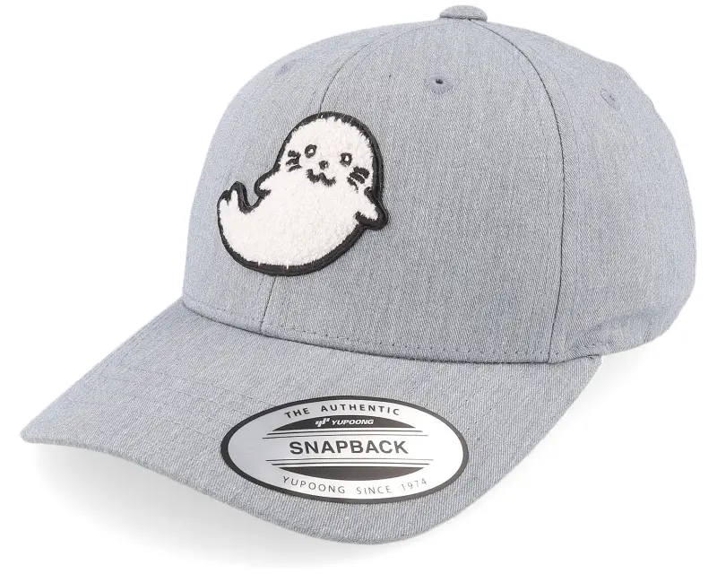 Kiddo Cap Kids Cute Seal Chenille Heather Grey Adjustable online