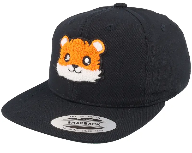 Kiddo Cap Kids Cute Tiger Chenille Black Snapback online