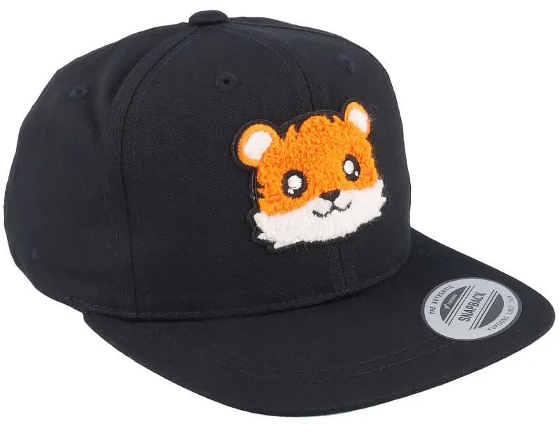 Kiddo Cap Kids Cute Tiger Chenille Black Snapback online