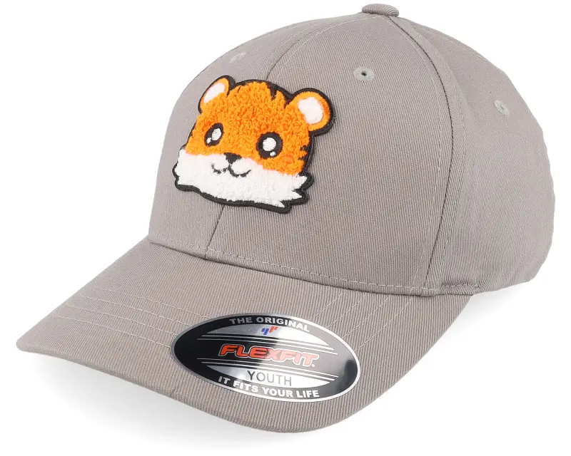 Kiddo Cap Kids Cute Tiger Chenille Grey Flexfit online