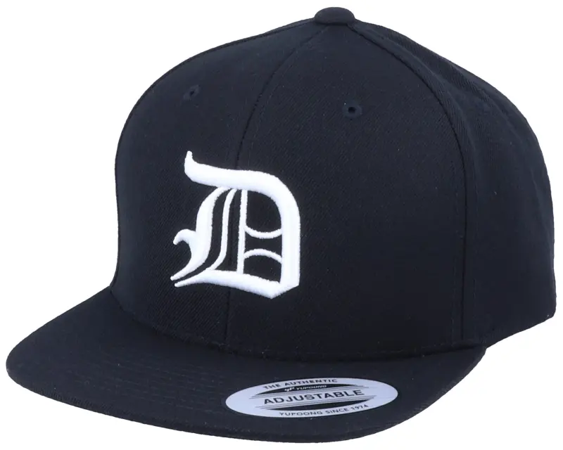 Kiddo Cap Kids D Letter 3D Black Snapback online