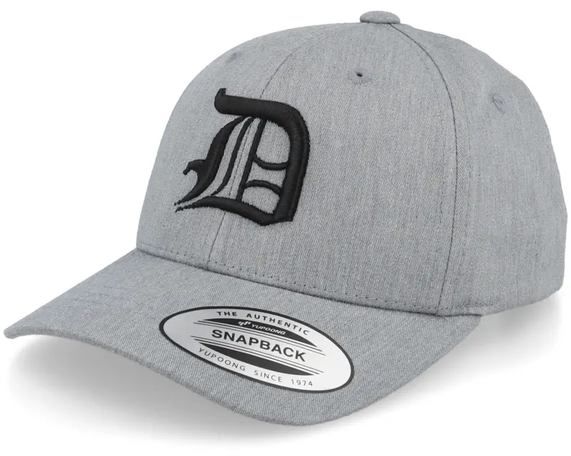 Kiddo Cap Kids D Letter 3d Heather Grey Adjustable online