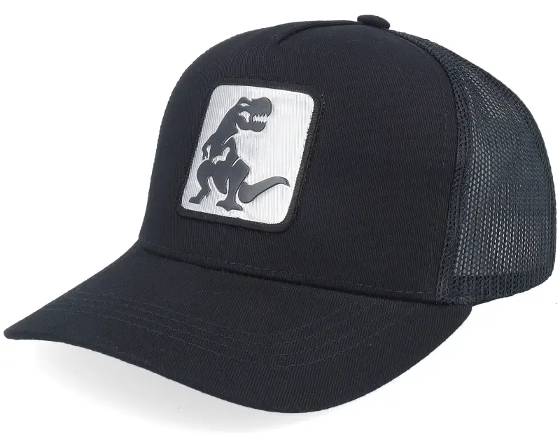 Kiddo Cap Kids Dino Silver Patch Black Trucker online