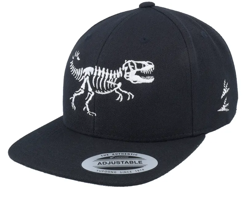 Kiddo Cap Kids Dino T-rex Bone Skull Black/Black Snapback online