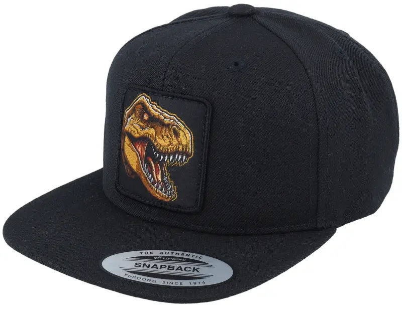 Kiddo Cap Kids Dinosaur T-rex Bite Black Snapback online