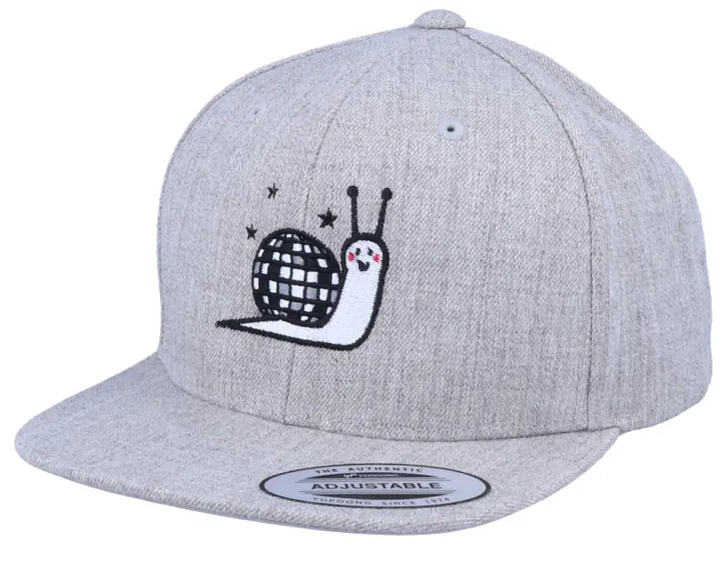 Kiddo Cap Kids Disco Snail Heather Grey Snapback online