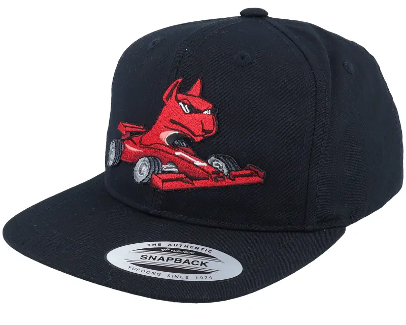 Kiddo Cap Kids Dog Formula 1 Black Toddler Snapback online