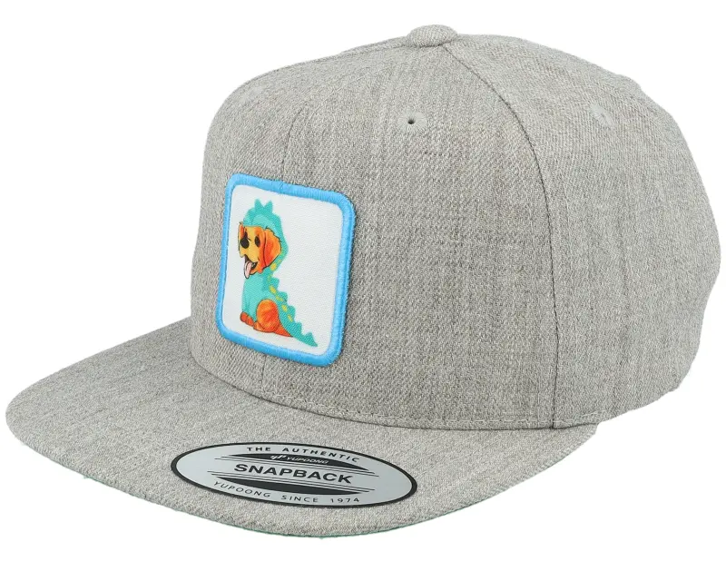 Kiddo Cap Kids Dog With Dino Costume Heather Grey Snapback online