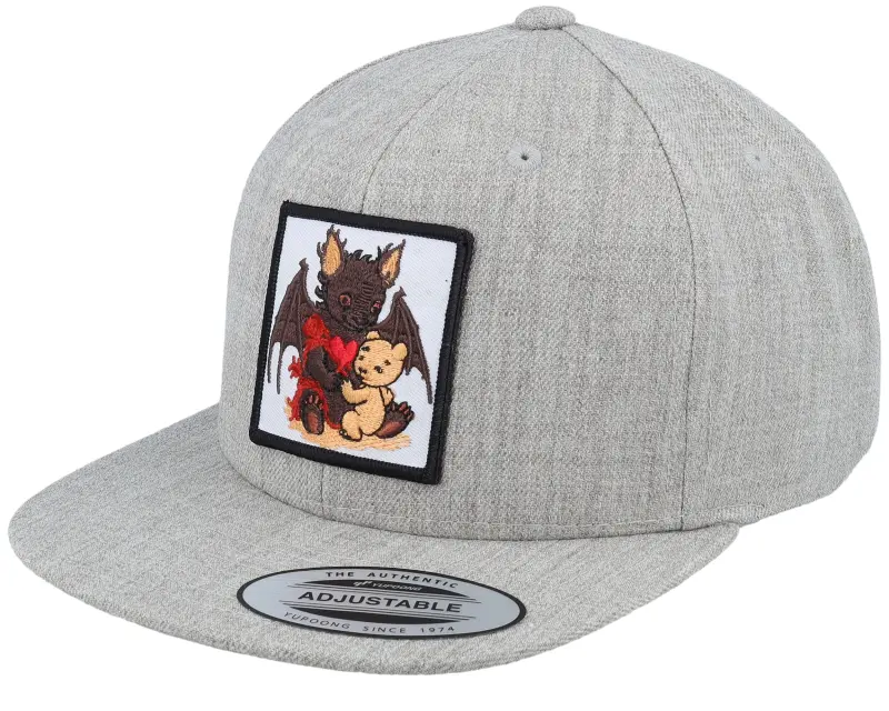 Kiddo Cap Kids Dragon & Teddy Grey Snapback online