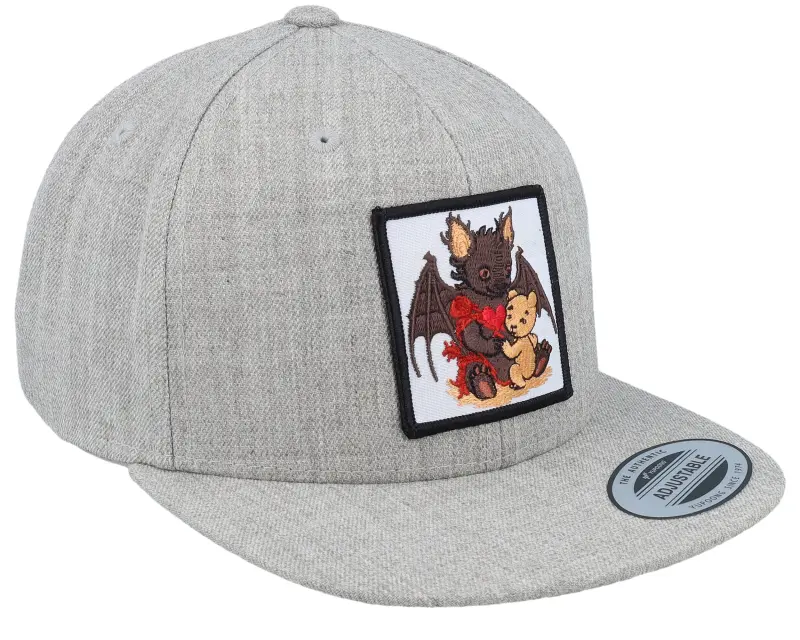 Kiddo Cap Kids Dragon & Teddy Grey Snapback online