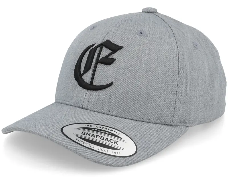 Kiddo Cap Kids E Letter 3d Heather Grey Adjustable online