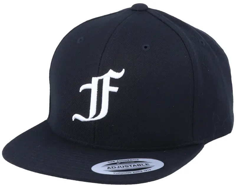 Kiddo Cap Kids F Letter 3D Black Snapback online