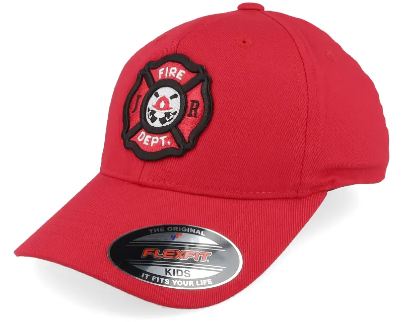Kiddo Cap Kids Fire Fighter Junior 3d Patch Red Flexfit online