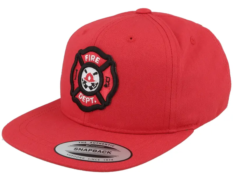 Kiddo Cap Kids Fire Fighter Junior 3d Patch Red Snapback online