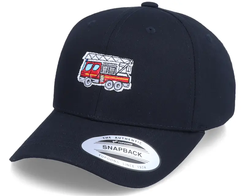 Kiddo Cap Kids Fire Truck Black Adjustable online