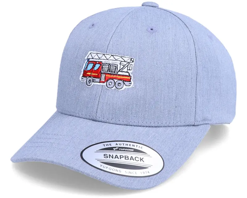 Kiddo Cap Kids Fire Truck Heather Grey Adjustable online