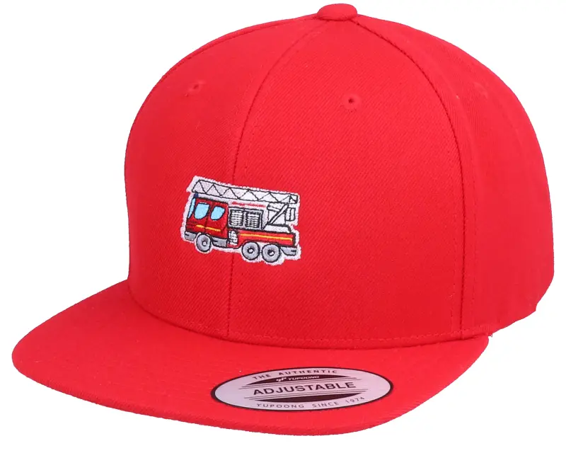 Kiddo Cap Kids Fire Truck Red Snapback online