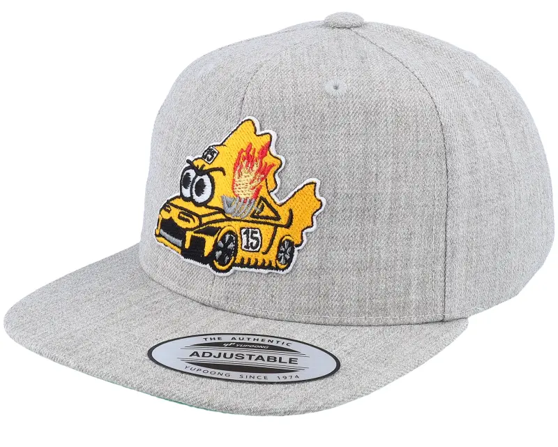 Kiddo Cap Kids Fish Racing Car Kids Heather Grey Snapback online