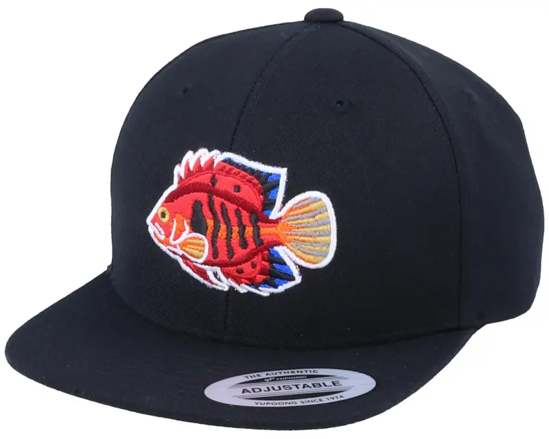 Kiddo Cap Kids Flame Angel Fish Black Snapback online