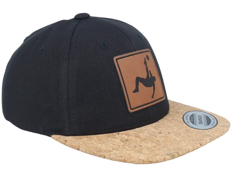 Kiddo Cap Kids Football Bicycle Kick Engraved Cork/Black Snapback online