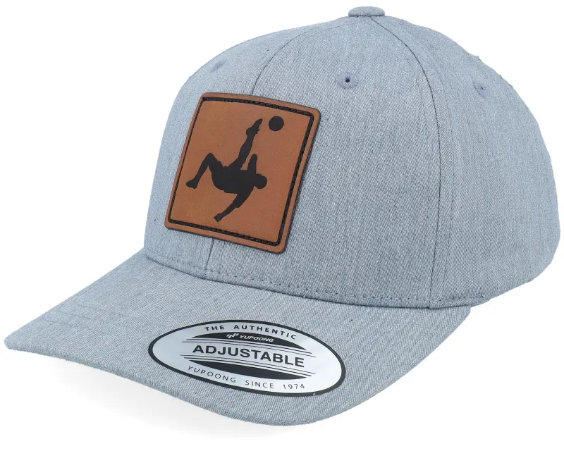 Kiddo Cap Kids Football Bicycle Kick Engraved Heather Grey Adjustable online