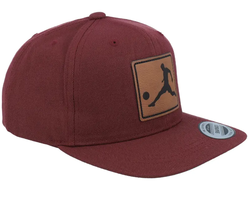 Kiddo Cap Kids Football Player Engraved Maroon Snapback online