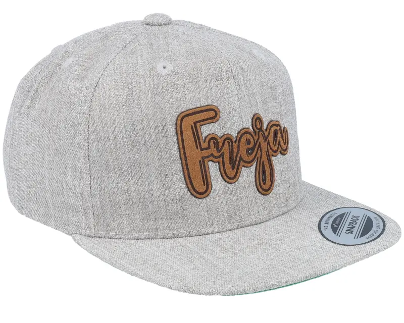 Kiddo Cap Kids Freja Engraved Patch Heather Grey Snapback online