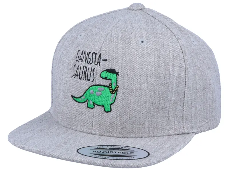 Kiddo Cap Kids Gangstasaurus Heather Grey Snapback online