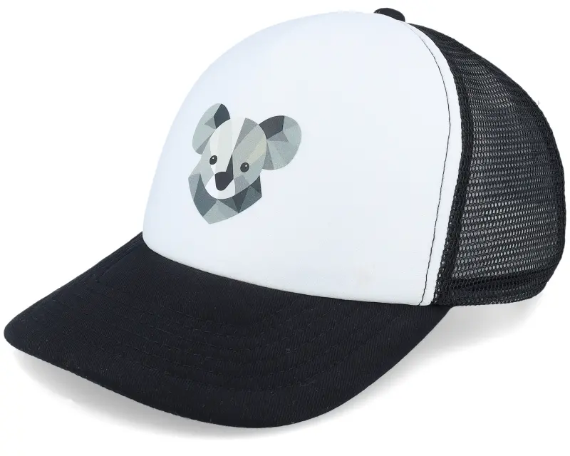 Kiddo Cap Kids Geometry Koala Black/White Foam Trucker online