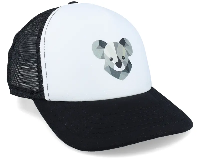Kiddo Cap Kids Geometry Koala Black/White Foam Trucker online