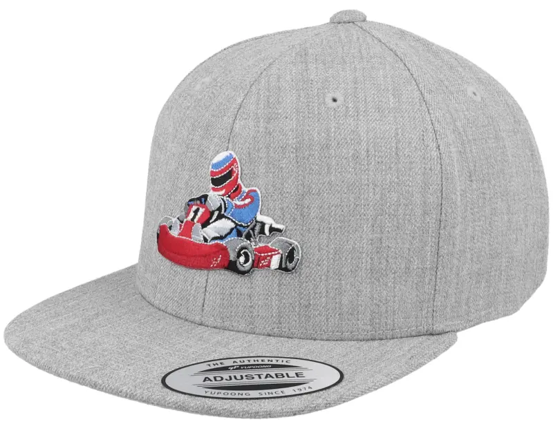 Kiddo Cap Kids Gokart Racer Heather Grey Snapback online