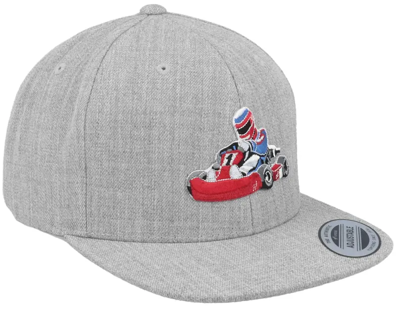 Kiddo Cap Kids Gokart Racer Heather Grey Snapback online