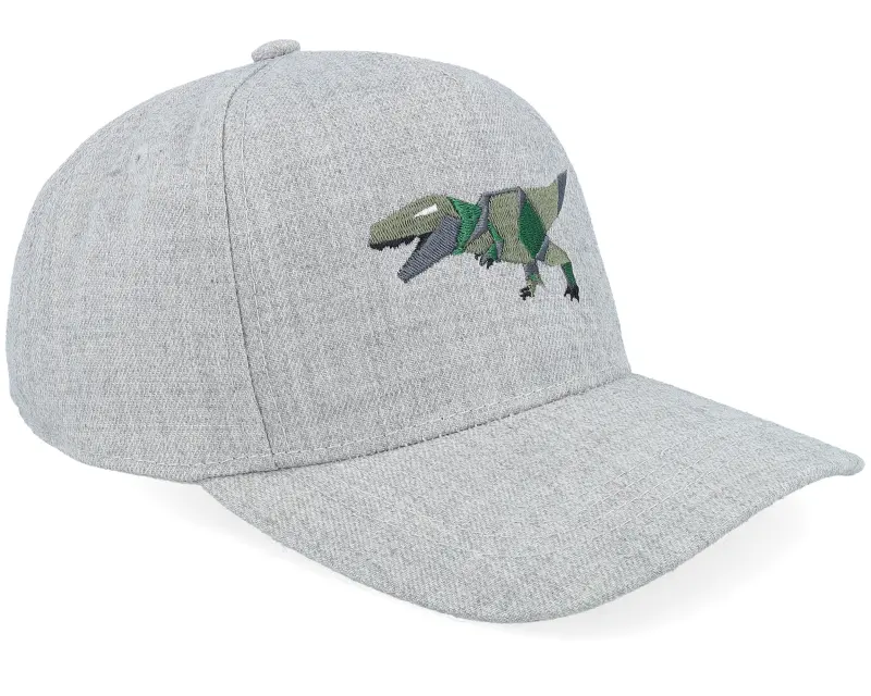 Kiddo Cap Kids Green Paper T-rex Heather Grey A-frame Adjustable online