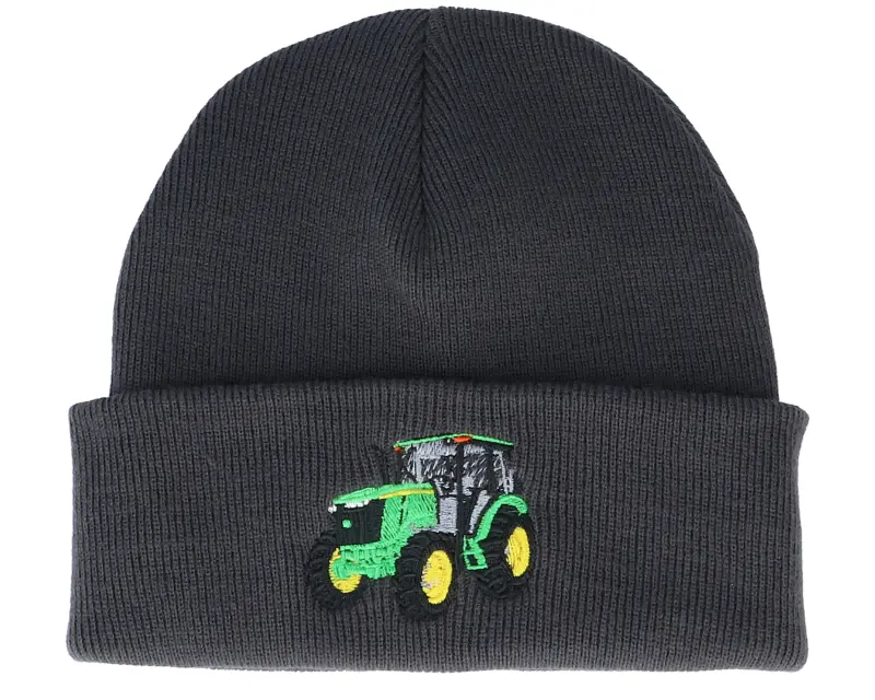 Kiddo Cap Kids Green Tractor Graphite Grey Beanie online