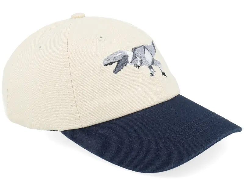 Kiddo Cap Kids Grey Paper T-rex Stone/Navy Washed Dad Cap online