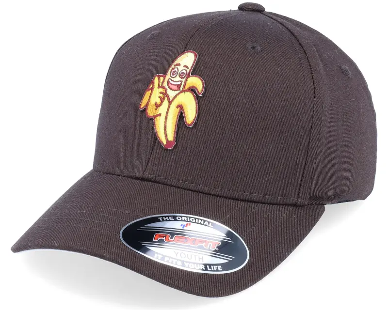 Kiddo Cap Kids Happy Banana Brown Flexfit online
