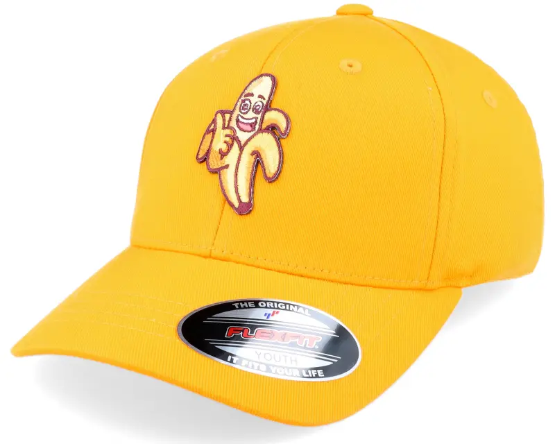 Kiddo Cap Kids Happy Banana Yellow Flexfit online