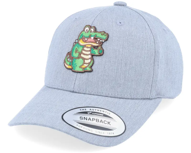 Kiddo Cap Kids Happy Crocodile Grey Adjustable online