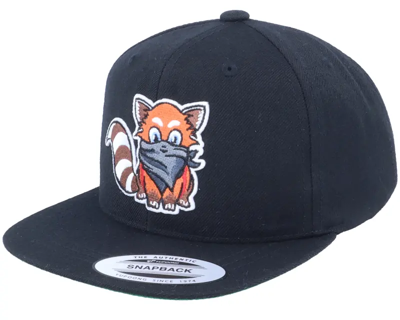 Kiddo Cap Kids Hatsie The Red Panda Black Snapback online