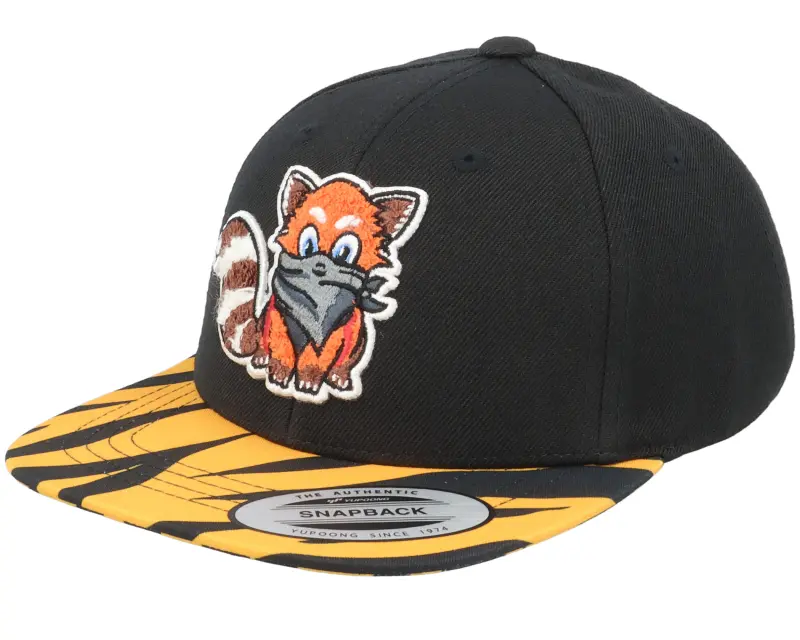 Kiddo Cap Kids Hatsie The Red Panda Black/Tiger Snapback online
