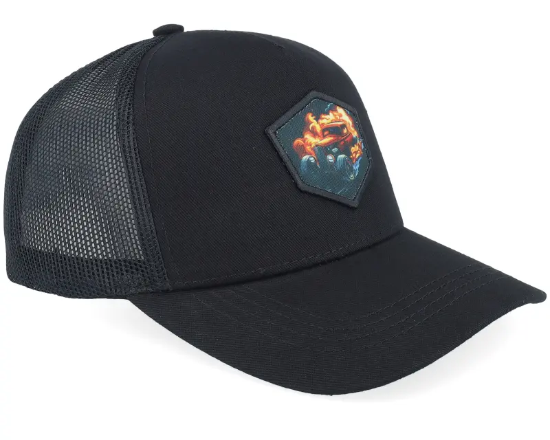 Kiddo Cap Kids Hot Rod Car Patch Black Trucker online