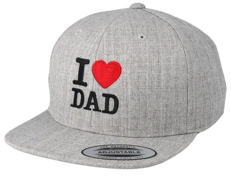 Kiddo Cap Kids I Love Dad Grey Snapback online