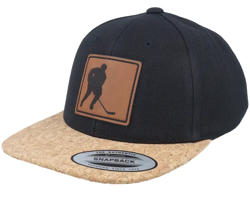 Kiddo Cap Kids Ice Hockey Engraved Cork/Black Snapback online