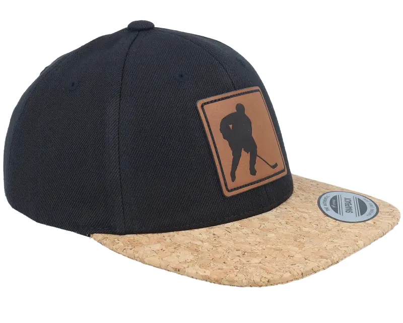 Kiddo Cap Kids Ice Hockey Engraved Cork/Black Snapback online
